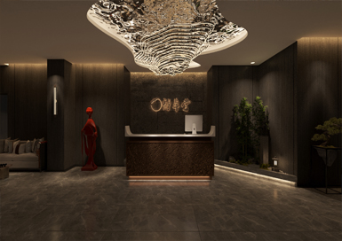 杭州濱江足浴店裝修設計案例效果圖