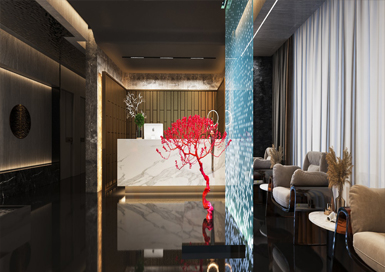 寧波足浴中心裝修設計案例效果圖