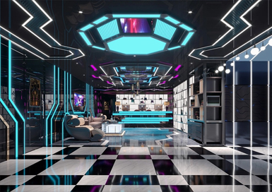 杭州KTV裝修設(shè)計案例效果圖